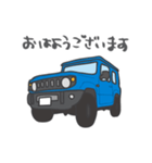 ちっちゃな四駆(ブルー)（個別スタンプ：23）