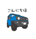 ちっちゃな四駆(ブルー)（個別スタンプ：24）