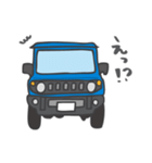 ちっちゃな四駆(ブルー)（個別スタンプ：25）