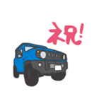 ちっちゃな四駆(ブルー)（個別スタンプ：40）