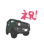 ちっちゃな四駆(グリーン)（個別スタンプ：40）