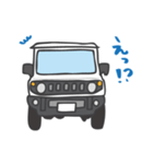 ちっちゃな四駆(ホワイト)（個別スタンプ：25）