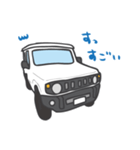 ちっちゃな四駆(ホワイト)（個別スタンプ：28）