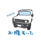 ちっちゃな四駆(ホワイト)（個別スタンプ：32）