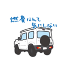 ちっちゃな四駆(ホワイト)（個別スタンプ：35）