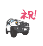 ちっちゃな四駆(ホワイト)（個別スタンプ：40）