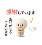 ビションフリーゼ★長文（個別スタンプ：5）