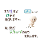 ビションフリーゼ★長文（個別スタンプ：38）