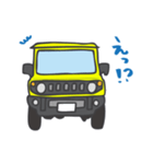 ちっちゃな四駆(イエロー)（個別スタンプ：25）