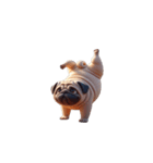 癒し系ヨガパグ犬（個別スタンプ：7）