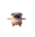 癒し系ヨガパグ犬（個別スタンプ：15）