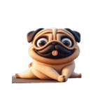 癒し系ヨガパグ犬（個別スタンプ：17）