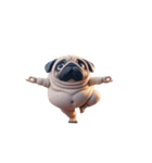 癒し系ヨガパグ犬（個別スタンプ：20）