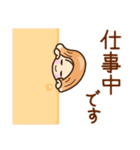 ☆笑顔で元気☆おしごとスタンプ（個別スタンプ：14）