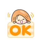 ☆笑顔で元気☆おしごとスタンプ（個別スタンプ：18）