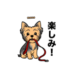 名前入りヨーキーブルータン（個別スタンプ：10）