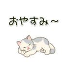 男性も使いやすい だらだらにゃんこ（個別スタンプ：34）