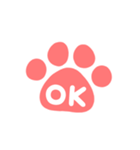 猫の手はんこスタンプ（日常）（個別スタンプ：5）