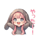 たれ耳うさぎ女子の返信待ち♡（個別スタンプ：28）