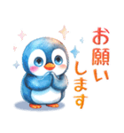 可愛いペンギンの無邪気でラブな毎日（個別スタンプ：10）