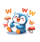 可愛いペンギンの無邪気でラブな毎日（個別スタンプ：15）