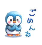 可愛いペンギンの無邪気でラブな毎日（個別スタンプ：19）