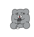 文字なしぺた1【クマイク】（個別スタンプ：2）