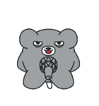 文字なしぺた1【クマイク】（個別スタンプ：6）
