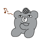 文字なしぺた1【クマイク】（個別スタンプ：8）