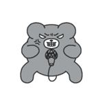 文字なしぺた1【クマイク】（個別スタンプ：9）