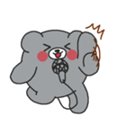 文字なしぺた1【クマイク】（個別スタンプ：13）