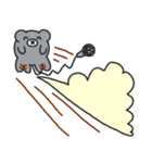 文字なしぺた1【クマイク】（個別スタンプ：15）