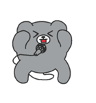 文字なしぺた1【クマイク】（個別スタンプ：16）