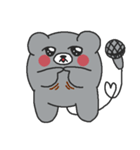 文字なしぺた1【クマイク】（個別スタンプ：18）