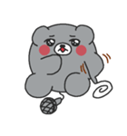 文字なしぺた1【クマイク】（個別スタンプ：32）