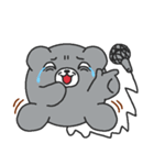 文字なしぺた1【クマイク】（個別スタンプ：34）