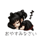 ゴスロリちゃん♡（個別スタンプ：3）