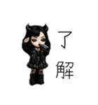 ゴスロリちゃん♡（個別スタンプ：5）