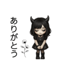 ゴスロリちゃん♡（個別スタンプ：8）