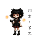 ゴスロリちゃん♡（個別スタンプ：11）