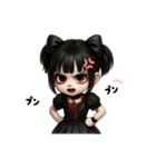 ゴスロリちゃん♡（個別スタンプ：24）