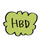 へばねのメッセージスタンプ▼（個別スタンプ：13）