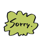 へばねのメッセージスタンプ▼（個別スタンプ：24）