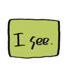 へばねのメッセージスタンプ▼（個別スタンプ：27）