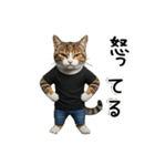 三毛猫の謎すぎる日常スタンプ（個別スタンプ：37）