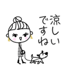 みんなの姉御！大人可愛い挨拶スタンプ（個別スタンプ：4）