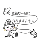 みんなの姉御！大人可愛い挨拶スタンプ（個別スタンプ：7）