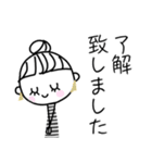 みんなの姉御！大人可愛い挨拶スタンプ（個別スタンプ：10）