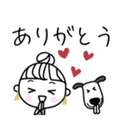 みんなの姉御！大人可愛い挨拶スタンプ（個別スタンプ：14）