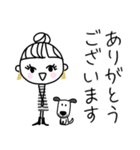 みんなの姉御！大人可愛い挨拶スタンプ（個別スタンプ：15）
